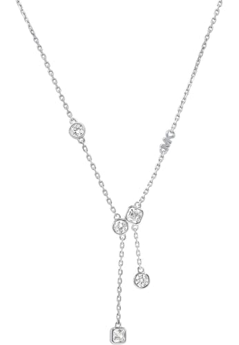 Michael Kors Damen-Kette 925er Silber Zirkonia One Size, Silber 32029905
