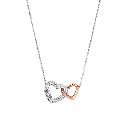 Michael Kors - Damen-Halskette „Premium Kors Love“ aus Sterlingsilber mit Anhänger, MKC1641AN931
