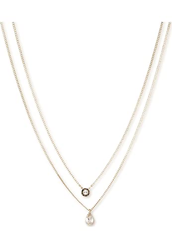DKNY Damen-Kette Messing Glasstein One Size 88309383