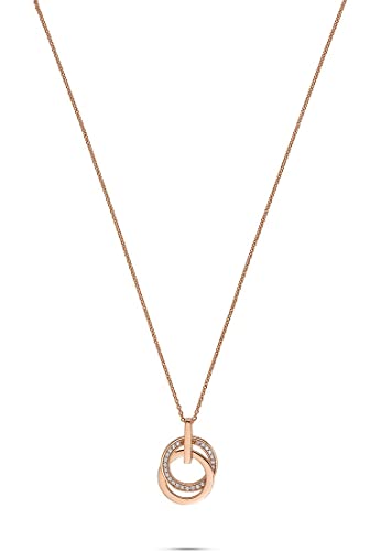 JETTE Damen-Kette Swing 26 Zirkonia One Size, Roségold 32002219