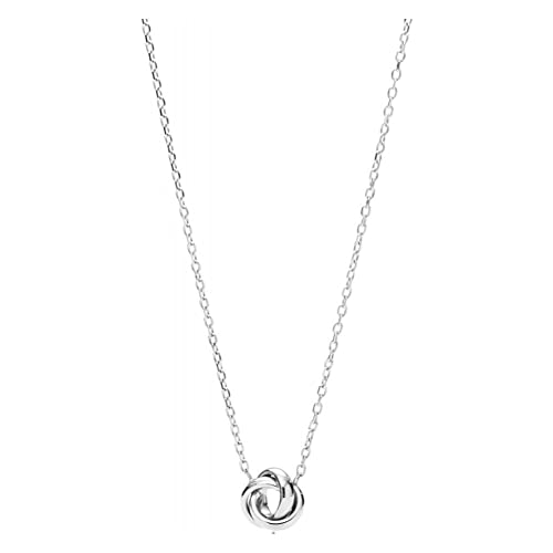 Fossil Halskette Für Frauen, Gesamtlänge: 400mm + 50mm Silber Edelstahl Halskette, JOF00133040