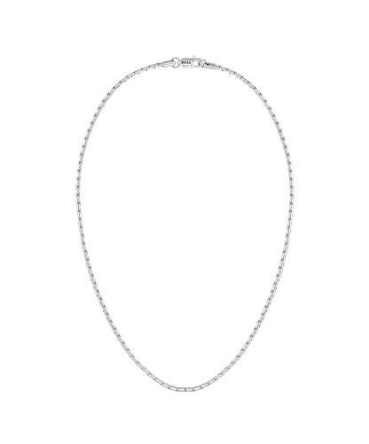 BOSS Jewelry Gliederhalskette oder Armband für Herren Kollektion EVAN aus Edelstahl, Necklace