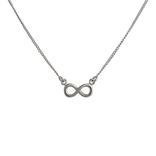 JC Trauringe Halskette Damen Schmuck Anhänger Unendlichkeitszeichen mit Kette in 925 Sterling Silber 40+5cm Kette 825 611