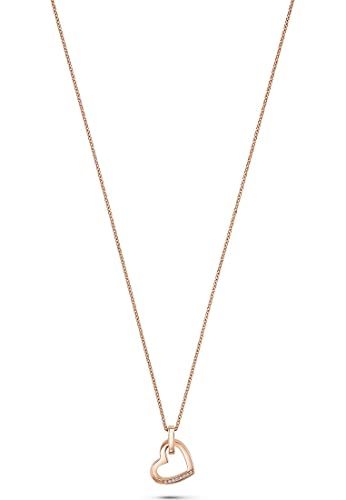 JETTE Damen-Kette 8 Zirkonia One Size, Roségold 32010179
