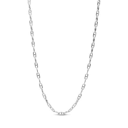 Pandora Moments Ankerketten-Halskette aus Sterling Silber, Kompatibel Moments Anhänger, Größe: 55cm, 393899C00-55