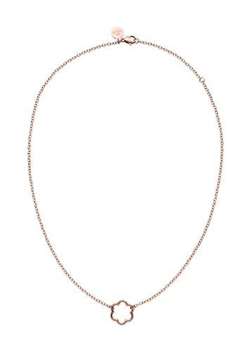 Purelei® Bloom Kette Damen (Rosegold) – Halskette Damen aus langlebigem Edelstahl – Wasserfeste Kette mit Anhänger – 40-45 cm Länge verstellbar – Halskette für deinen individuellen Look