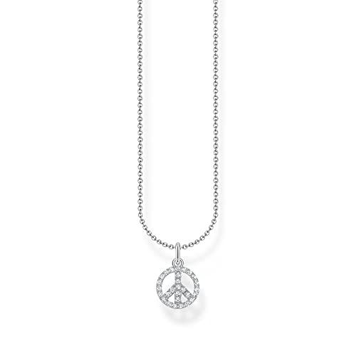 Thomas Sabo Kette Peace silber vergoldetes Silber KE2175-051-14