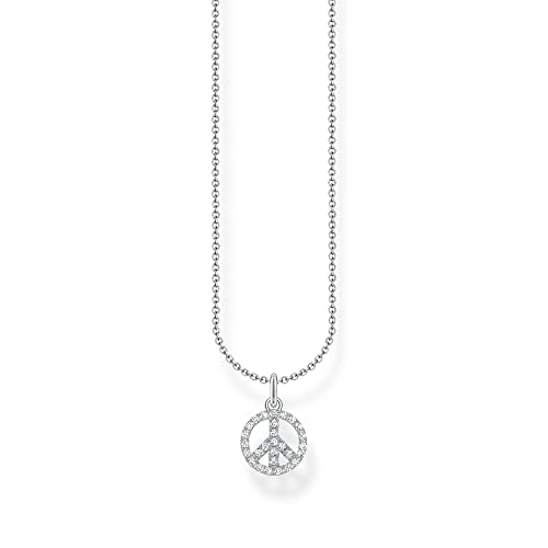 THOMAS SABO Kette Peace silber vergoldetes Silber KE2175-051-14