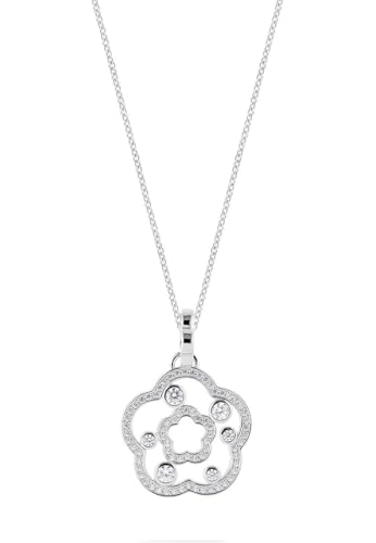 JETTE Damen-Kette 925er Silber, recycelt Zirkonia One Size, Silber 32029972