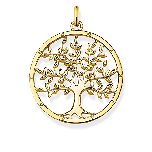 Thomas Sabo Damen Anhänger Vergoldet Tree of Love ohne Kette, PE823-413-39