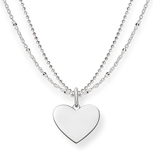 THOMAS SABO Kette Herz 925 Sterling Silber LBKE0004-001-12-L45V