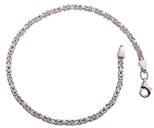 SILBERKETTEN STORE DEIN SCHMUCK ONLINE SHOP Königskette Armband - 2,2mm Breite - Länge 20cm - echt 925 Silber