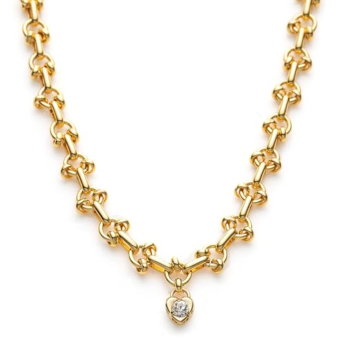 C.Paravano Halskette Frauen |Choker Halskette|18K vergoldete Kette Halskette |Mode Halsketten |Gold Halsketten für Frauen | Frauen Halskette Schmuck |Metall Choker