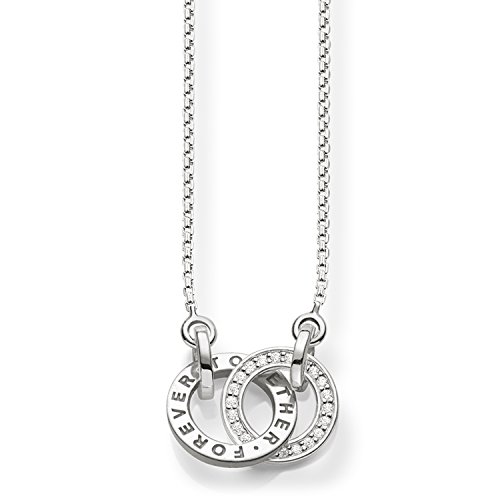 Thomas Sabo Damen Kette Forever Together 925 Sterling Silber KE1488-051-14-L45v