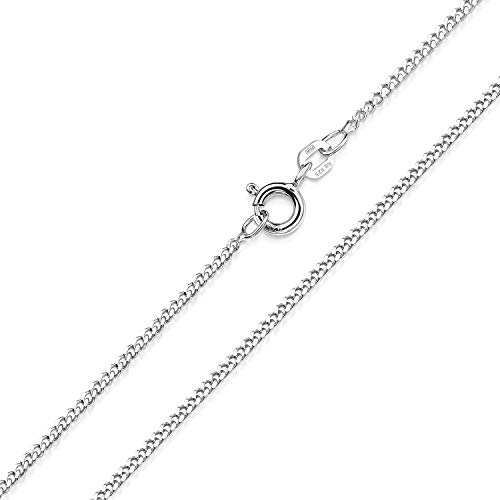 Silberkette Damen 925 ohne Anhänger - Halskette 1,7mm K122-55cm