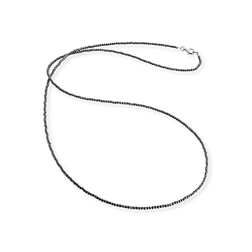 Engelsrufer Damen-Kette ohne Anhänger Kette Edelsteine Edelstahl Hämatit schwarz 80 cm - ERN-80-HA