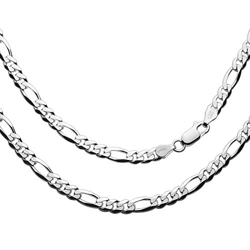 Herren Hals-Silberkette Silber 925 60cm Ohne Anhänger Ökologische Verpackung Silver Plus(TM) Anlaufschutz