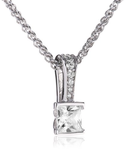 ESPRIT Jewels Damen-Kette Solitaire 925 Sterlingsilber ca. 42+3 cm S.ESNL92194A420