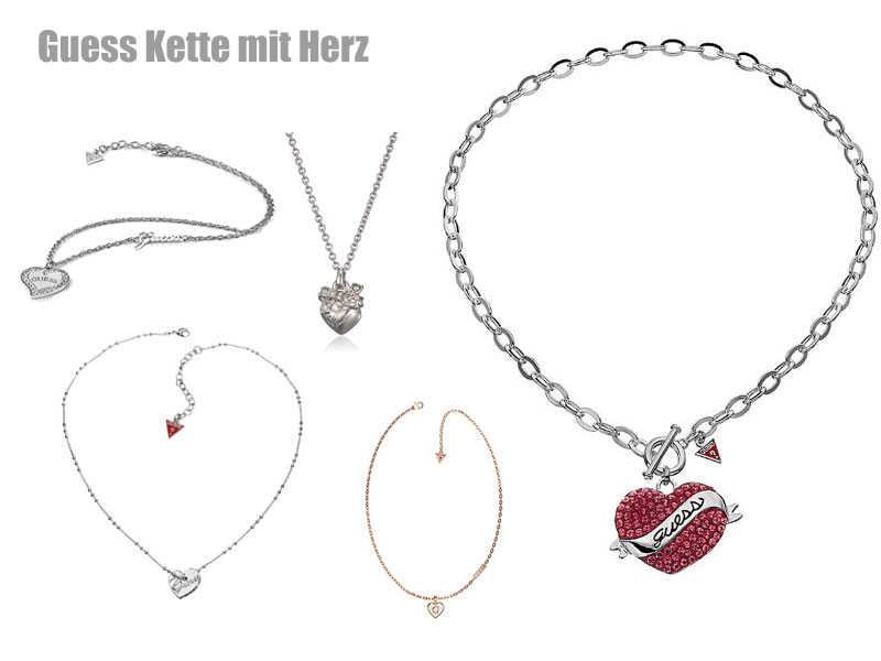 Guess Kette mit Herz