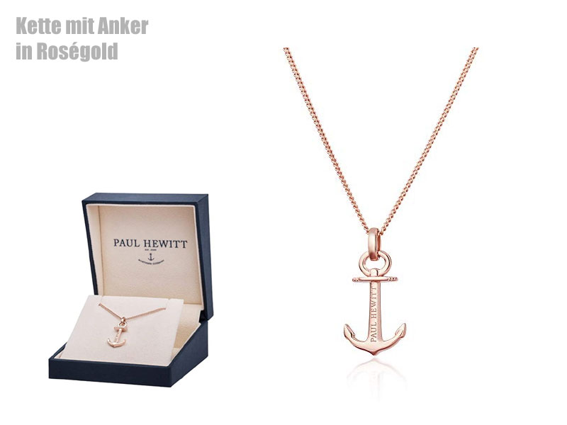 Kette mit Anker in Roségold