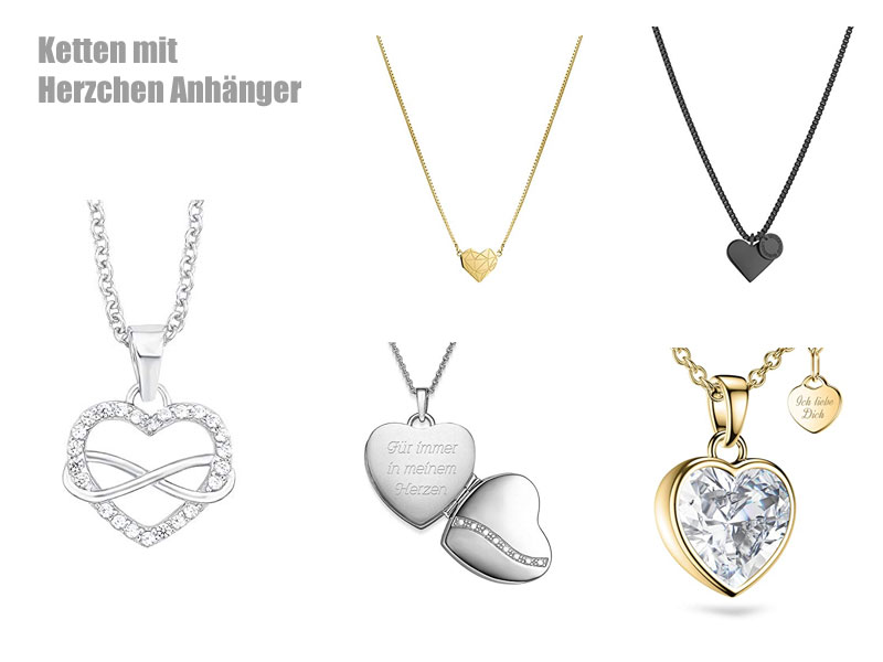 Kette mit Herzchen Anhänger