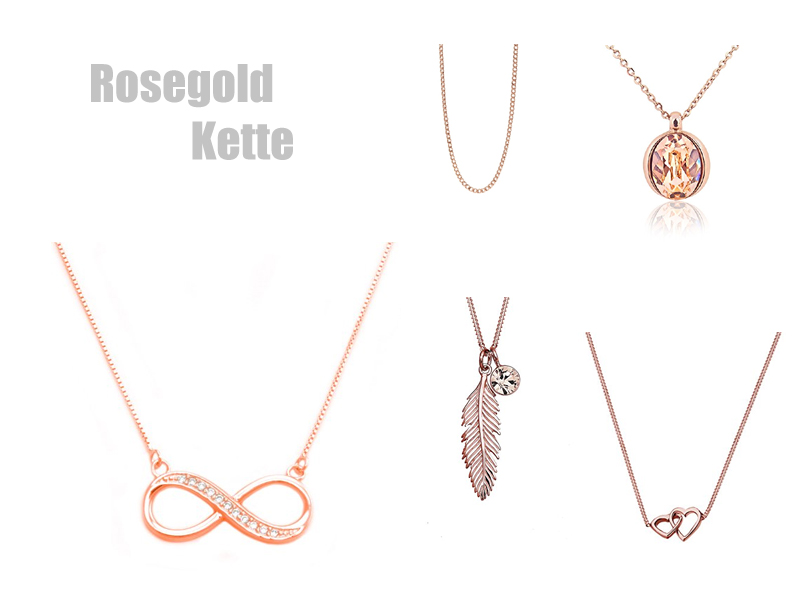 Kette aus Rosegold